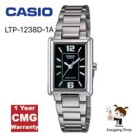 ราคา นาฬิกาข้อมือ Casio Analogue Lady watch Rectangular Case LTP-1238D-1ADF 