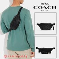 ราคา Isa Lovely Shop COACH CJ707 WARREN MINI BELT BAG IN SIGNATURE CANVAS COLOR: QB/CHARCOAL (24389555775)