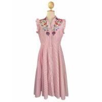 ราคา Owear.co ชุดเดรส สีแดง zara ชุดเดรสยาว เสื้อผ้ามือสอง สินค้าคุณภาพดี เดรสมือสองราคาถูก เดรสมือสอง Zara Second hand dress (7455384665)
