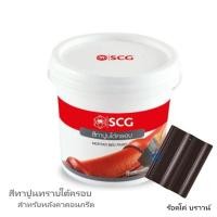 ราคา สีทาปูนใต้ครอบ สำหรับหลังคาคอนกรีต SCG ขนาด 2kg สีร็อคโค่บราวน์ (27374698270)