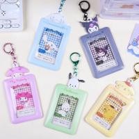 ราคา ♝Sanrio Pochacco PomPomPurin 3 Inch Card Holder Cartoon Card Sleeve Photocard Protector Transparent Card Case (20671836002)
