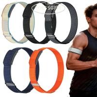 ราคา IOEFSGF69 Fitness Tracker Arm Band, Loop Design Nylon Sport Band Bicep Band, Breathable Adjustable Replacement Strap สําหรับ Amazfit Helio Strap (46053255216)