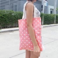 ราคา Canvas Polka Dot in Pink (310905914)