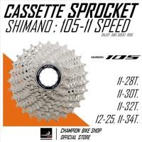 ราคา เฟือง105 11SPEED SHIMANO 105 R7000 CS-R7000 / CS-HG700-11SPEED CASSETTE SPROCKET (56855879330)