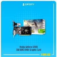 ราคา Qwerty Nvidia GeForce GT610 2GB DDR3 64Bit GPU กราฟิกการ์ด VGA (43070789511)