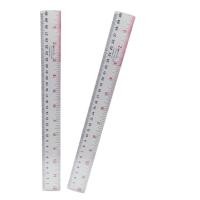 ราคา [ออกใบกำกับภาษีได้]ไม้บรรทัดแข็ง พลาสติก PVC ใส 12 นิ้ว (1 ชิ้น) (27343724115)