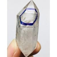 ราคา เพชรเฮอร์คิเมอร์ผลึกสมบูรณ์ภายในมีฟองอากาศ Natural Herkimer Diamond Crystal Moving Water Droplets Enhydro Quartz (25172009055)