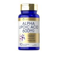 ราคา Carlyle Alpha Lipoic Acid 600mg per serving | 90 Capsules (48251569201)