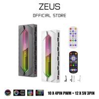 ราคา Coolmoon RGB Fan Controller 5V 3pin & 4pin กล่องควบคุมพัดลม ใส่ได้ 10 ตัว (41704073446)
