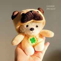 ราคา ตุ๊กตาหมีใส่ฮู้ด แบรนด์ใบโคลเวอร์ ของแท้ พร้อมส่ง มีเก็บเงินปลายทาง (27119555745)