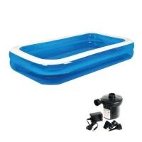 ราคา สระน้ำเป่าลม ขนาด 305x183x50 ซม. (3เมตร 2 ชั้น) (1955643271)