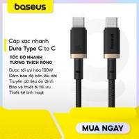 ราคา สายชาร์จเร็ว Baseus Dura Series Type-C to Type-C 100W - ของแท้ VN BH12T (42973643056)