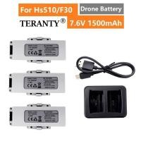 ราคา Original 7.6 v 1500 mAh แบตเตอรี่ lipo พร้อมชุดชาร์จสำหรับ Hs510/F30 Drone RC Quadcopter อะไหล่ 7.6 V Drone แบตเตอรี่ WV (18241720142)