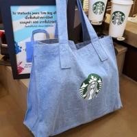 ราคา กระเป๋าผ้ายีนส์ Starbucks (6614434918)
