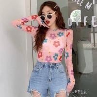 ราคา เสื้อซีทรูเกาหลีลายดอก สงกรานต์นี้จัด (2406567988)