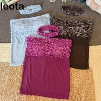 ราคา ลีโอแทะ กั๊กสำหรับสาวๆ แบบไร้สาย ลายเลื่อมบาง แฟชันแนล สไตล์หวานเผ็ด ยกทรง (48606726270)