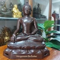 ราคา พระบูชา พระพุทธมหาสิทธิมงคล วัดไตรมิตรวิทยารามวรวิหาร กรุงเทพฯ เนื้อทองเหลือง หน้าตัก 9 นิ้ว สูง 15.5 นิ้ว ฐาน (24521731157)