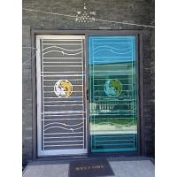 ราคา ประตูเหล็กดัดบานเลื่อสลับลายปลาค๊าฟ (25650486539)