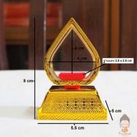 ราคา ครอบแก้วพระ กล่องใส่พระ ครอบพระทรงหยดน้ำ พระตั้งหน้ารถ มีให้เลือก 4 แบบ (20239555697)