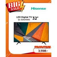 ราคา [ผ่อน0%10ด] Hisense32 นิ้ว ดิจิตอล HD LED 32A3100G (ชลบุรี ส่งฟรี) (28228270118)