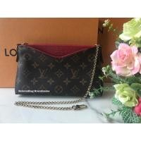 ราคา LV Red Pallas Clutch Mono DC17 (1334305443)