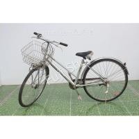 ราคา จักรยานแม่บ้านญี่ปุ่น - ล้อ 27 นิ้ว - มีเกียร์ - Panasonic - สีเงิน [จักรยานมือสอง] (21449271497)