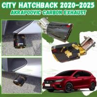 ราคา Honda City Hatchback 2020-2025 ท่อไอเสียคาร์บอนไฟเบอร์ Akrapovic ปลายท่อไอเสีย (53751433469)
