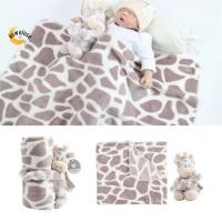 ราคา KOWELOSE 2 ชิ้น/เซ็ตตุ๊กตาผ้าห่มเด็ก,ของขวัญ 75*100 ซม.ผ้าห่มนอนทารกแรกเกิด,ตุ๊กตาสัตว์กระต่ายออกแบบ Flannel ผ้าห่มนอนหลับเด็ก (43959461331)