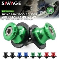 ราคา Swingarm Spools Slider For KAWASAKI Z650 Z800 Z900 Z1000 Z1000SX ZX6R ZX10R NINJA 650 400 Motorcycl (49202425452)