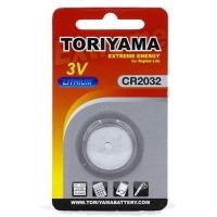 ราคา Toriyama ถ่านกระดุม CR2032 3V 210mAh | ของแท้...ชัวร์ (19930125776)