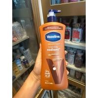 ราคา Vaseline Intensive Care Cocoa Radiant 600ml. Body Lotion with Cocoa & Shea Butter for Dry Skin (USA) (27020258691)