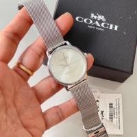 ราคา นาฬิกา สายแพสีเงิน COACH 14503741 หน้าปัด 36 มิล Coach Silverกล่องแบรนด์ Coach (25812803668)