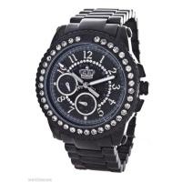 ราคา Juicy Couture Women's Pedigree Black Ion Plated Stainless Steel Watch (182808630)