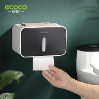 ราคา ECOCO กล่องใส่ทิชชู กันน้ำ ติดผนังไม่ต้องเจาะ สีดำ E1903 (3601504205)