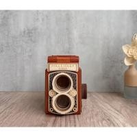 ราคา กล่องดนตรีไม้ กล่องเพลง กล่องของขวัญ Music box ทรงกล้องถ่ายรูป รุ่น กล่องถ่ายรูป สไตล์ โบราณ (43577325980)