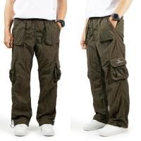 ราคา Carrera Cargo Trackpants Parachute Crinkle Olive Long Pants (46950721848)