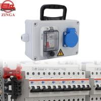 ราคา Zinga กล่องปลั๊กไฟ 175x125x75 มม. จำหน่ายกลางแจ้งสำหรับโรงงานก่อสร้างโรงงาน (57356541669)