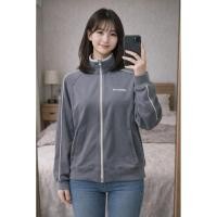 ราคา เสื้อแจ็คเก็ต Ellesse มือสอง สีเทา ผ้าวอร์ม สภาพดี อก40-42S407⚡ (58056651022)