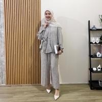 ราคา จินิซา | LICA ONE SET ชุดสูทวัสดุผ้าฝ้ายเมดินา เสื้อเกาะอก กางเกงชั้นใน กางเกงหลวม เป็นมิตรกับพยาบาล ชุดสตรี (56705095192)