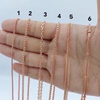 ราคา สร้อยคอพิงค์โกลด์ น่ารักๆ มี6แบบ สร้อยคอสีนาก (9047232040)
