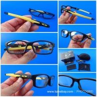 ราคา กรอบแว่นสำหรับตัดแว่นสายตา สีดำด้าน-เหลือง ถอดขาได้ ความกว้าง วัดตรงจุดพัดด้านในได้ 130 มิล (7836017546)