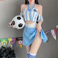 ราคา ผู้หญิงเซ็กซี่ชุดชั้นในร้อนฟุตบอล Babes เชียร์ลีดเดอร์ฟุตบอล World Cup FIFA ชุดนอน Nightdress คอสเพลย์ชุด Temptation (46004647931)