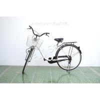 ราคา จักรยานแม่บ้านญี่ปุ่น - ล้อ 26 นิ้ว - ไม่มีเกียร์ - ไฟหน้าอัตโนมัติ - สีขาว [จักรยานมือสอง] (28575002818)