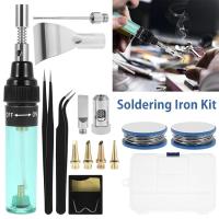 ราคา 1300เซลเซียสแก๊สหัวแร้งเชื่อมเหล็กบัดกรีปากกาแก๊สไฟฉายไร้สายเคล็ดลับชุดเครื่องมือแก๊สหัวแร้งแก๊สหัวแร้งแก๊สไร้สาย (26601759780)