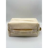 ราคา Dolce & Gabbana Cosmetig Bag ผ้าสีครีม ใส่ของได้ 2 ชั้น ขนาด 8x4x5” (24694866232)