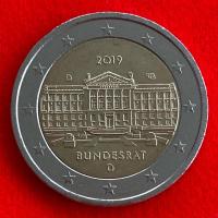 ราคา เหรียญยูโร เยอรมัน Germany 2 euro ปี 2019 2€ เหรียญที่ระลึก Bundesrat (22588478136)