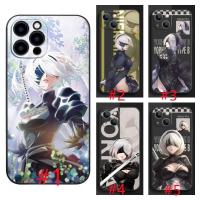 ราคา SAMSUNG สําหรับSamsung Galaxy Z Flipพับ 7 3 4 5 6 A17 A07 A05 A05S A15 A25 A35 A55 J8 4G 5G TH1 สีดําFrostedนุ่มเคสโทรศัพท์Nier Automata (48356637927)