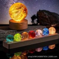 ราคา ลูกแก้วคริสตัลสีสันสดใส ของขวัญสร้างสรรค์ ลูกแก้วคริสตัลเรืองแสง ไฟกลางคืน ลูกแก้วท้องฟ้าเต็มดาว ของตกแต่งโต๊ะ (25147746744)