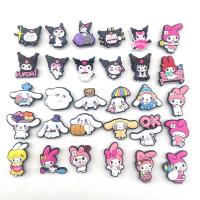 ราคา น่ารัก Kuromi Jibitz Charms สําหรับออกแบบ Pin Sanrio อะนิเมะ Jibbits Charm My Melody Jibits designks สําหรับผู้หญิงรองเท้าอุปกรณ์เสริมตกแต่ง (23171488562)