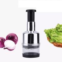 ราคา เครื่องสับกระเทียมหัวหอมแบบกด ที่บดสับ หั่น ซอย กระเทียม อเนกประสงค์ (11249499727)